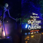 The Nightmare Before Christmas light trail at Arley Hall