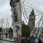 Manchester Christmas Market Ferris wheel assembly begins