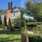 Inside Worsley Old Hall historic pub in Greater Manchester