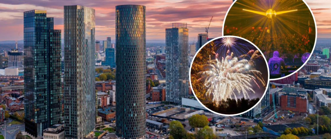 Embracing Danish ‘hygge’ in the UK’s rainiest city with spectacular fireworks, the moon up close & a huge Disney light trail: 9 massive spectacles transforming Manchester this autumn