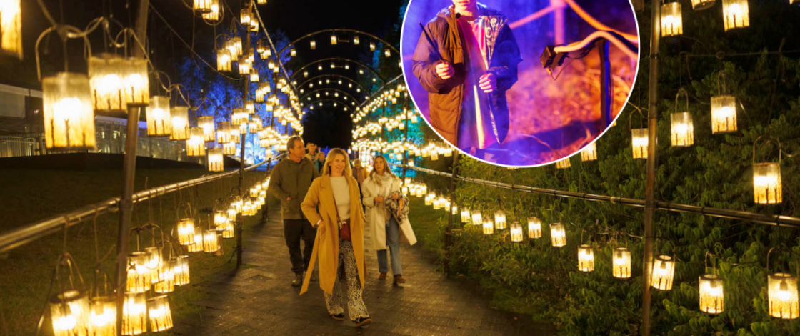 A blockbuster woodland light trail, inspired by the Forbidden Forest in Harry Potter, will open near Manchester for a limited winter run