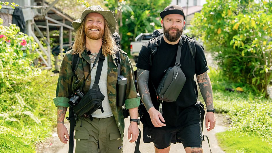 sam ryder and friend kaz celebrity race across the world