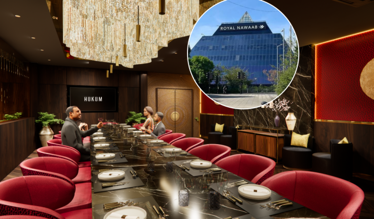 Billed as “the most private dining experience in the UK,” Royal Nawaab to open Hukum at the Stockport Pyramid, serving £350 tasting menus to just one party at a time