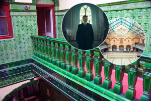 Not Birmingham: Tommy Shelby’s 1920s Peaky Blinders horse fair was filmed at Manchester’s Victoria Baths, with sawdust laid over the pool
