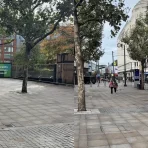 Manchester Piccadilly Gardens street food stalls removed