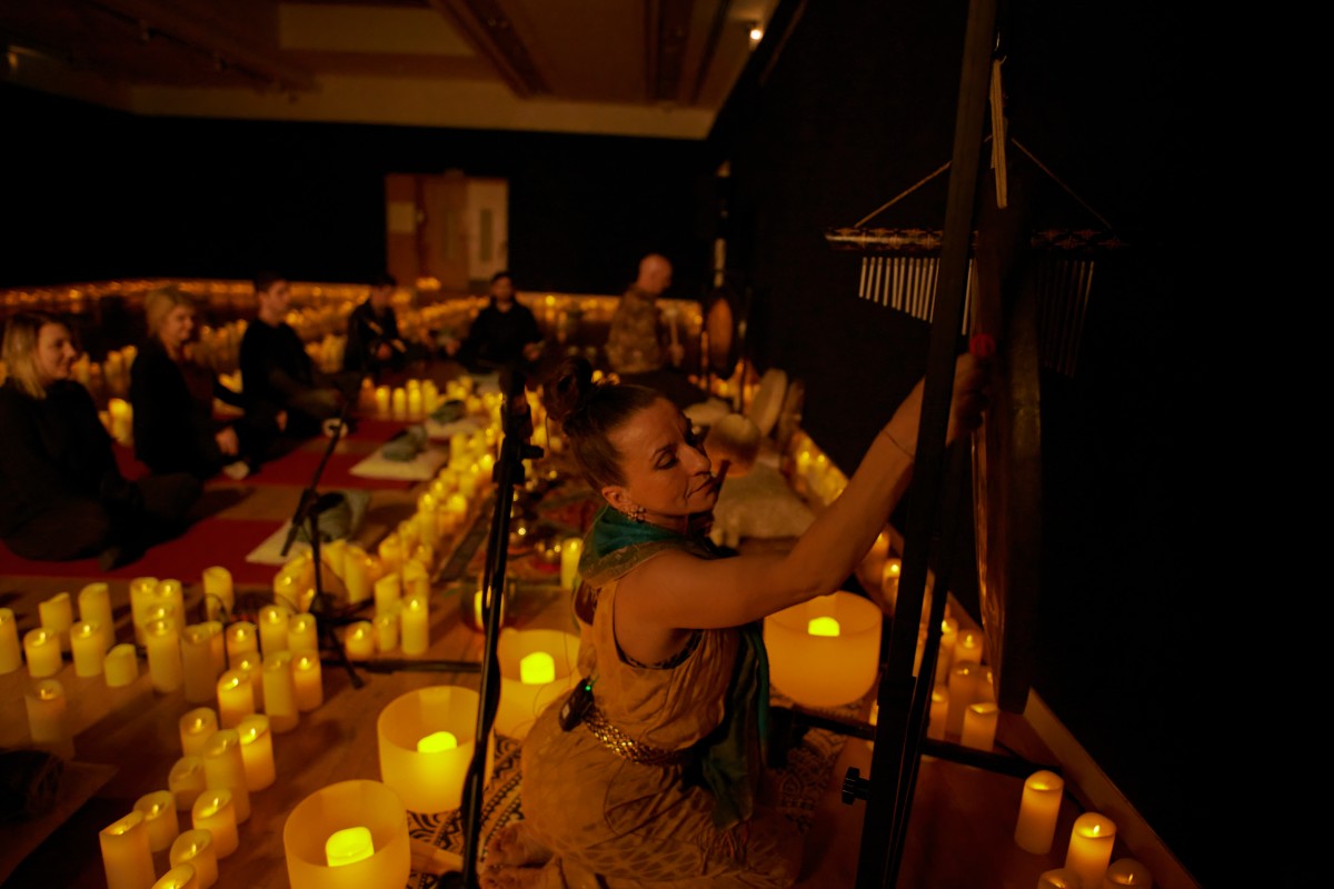 Decompress And Unwind At This Candlelit Sound Bath Experience