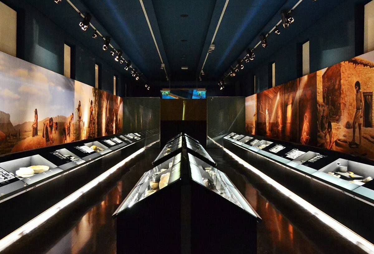 Una de las salas de exposición permanente del Museo Arqueológico de Alicante