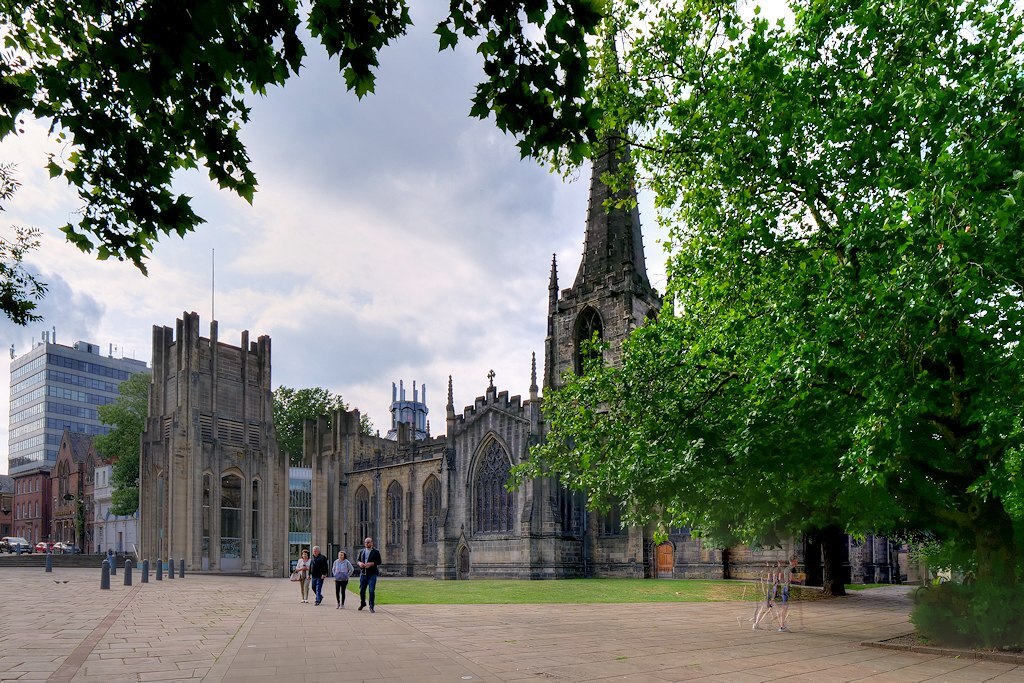 large cathedral in the leaves