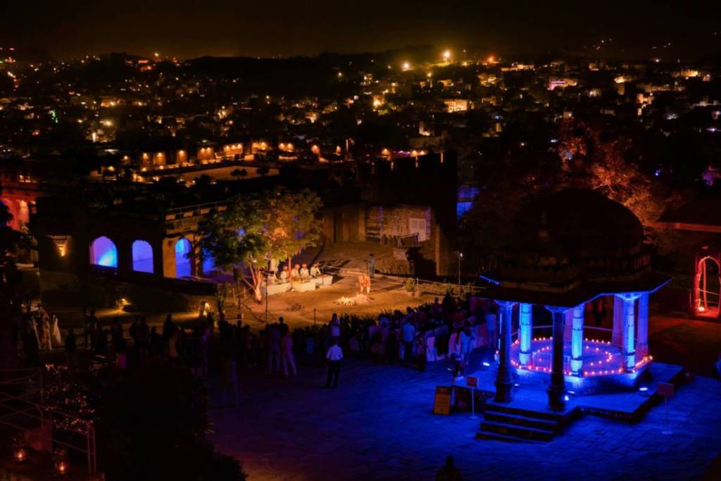 A nighttime shot of the stunning Mehrangarh Fort at Jodhpur RIFF 2025