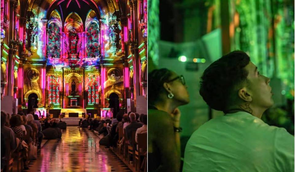 La Basilique Saint-Martin de Liège est le théâtre d’un spectacle de son et lumière monumental sur le thème de la Création du Monde