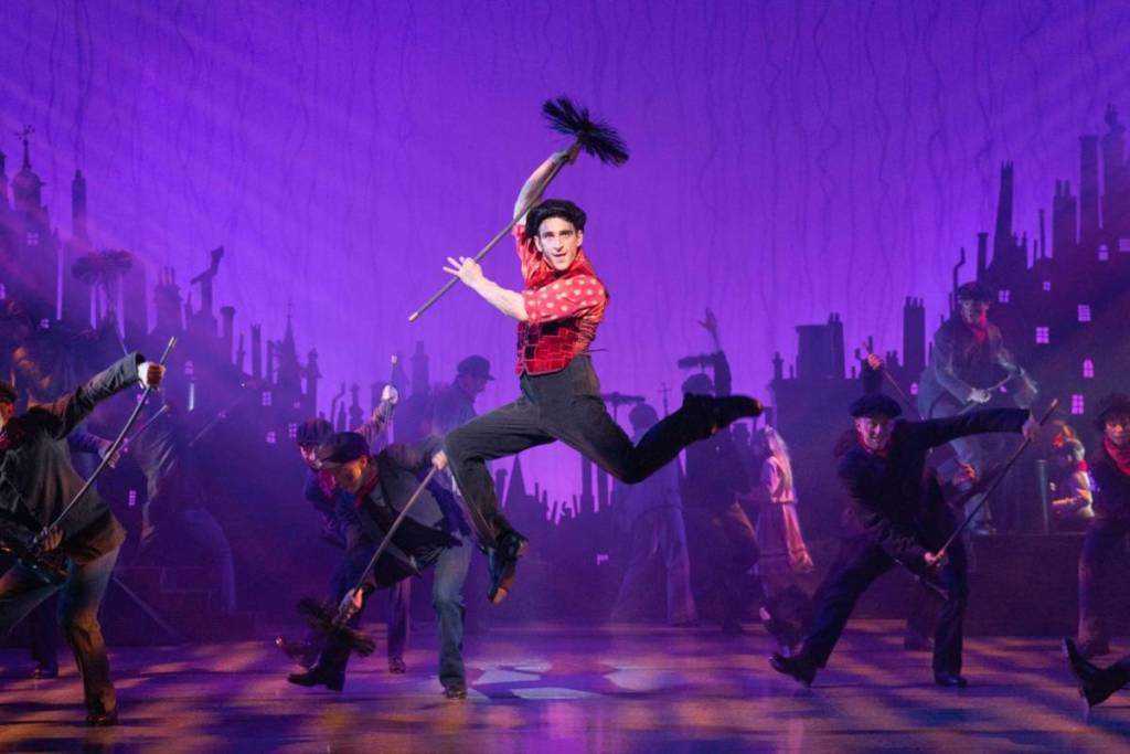 Bert doing the iconic chimney sweep dance