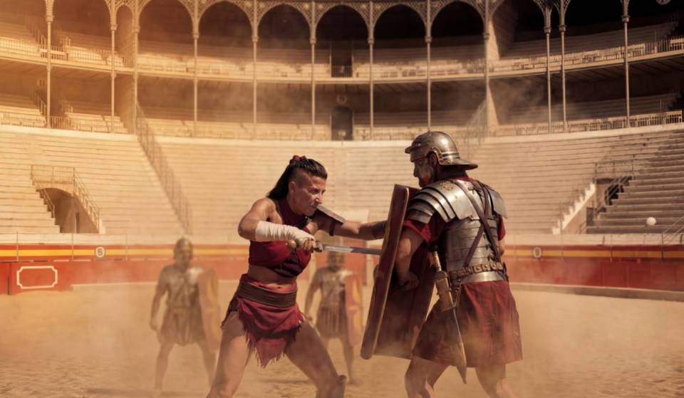 La plaza de toros de Badajoz se convertirá en el escenario de un espectacular torneo de gladiadores solo por dos días