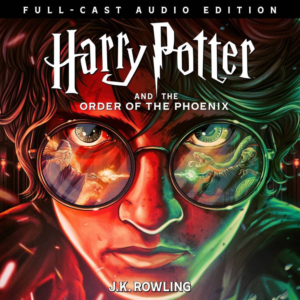 harry potter and the order of the phoenix full cast audio edition book cover
