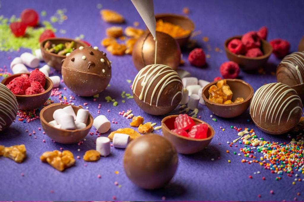 ingredients to put inside chocolate bombs