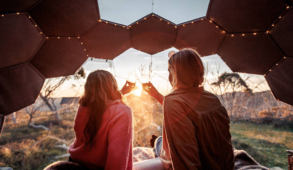 Escape To The High Country And Nestle Inside A Cosy Hypedome On Mt Hotham