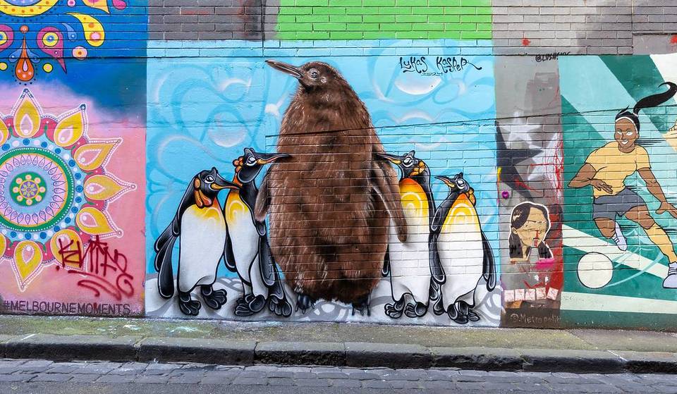 A Mural Dedicated To Pesto The Penguin Has Hatched In A Melbourne Laneway