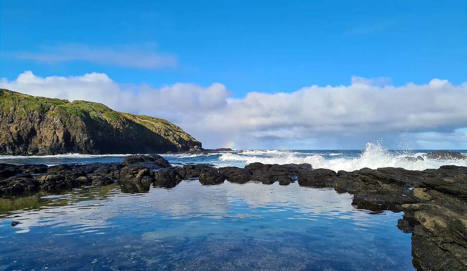This Popular Mornington Peninsula Beach Features Dramatic Basalt Cliffs, Rock Pools And Wild Waves — And It’s Only Accessible By Foot
