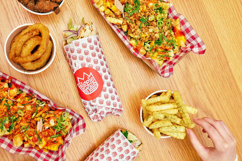 wraps and chips from Biggie Smalls