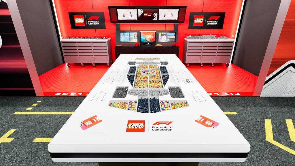 render of LEGO space at the Formula 1 Australian Grand Prix
