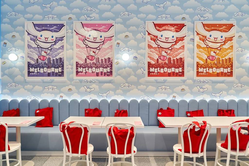 interior of Hello Kitty Cafe