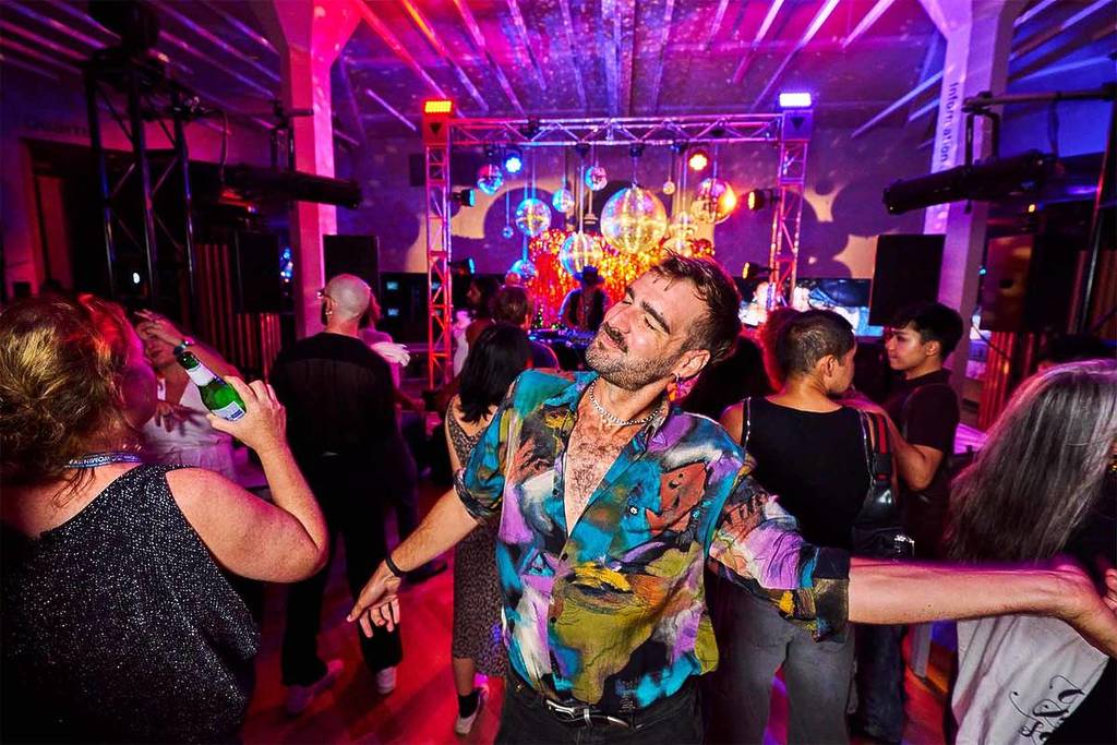 man dancing at a party