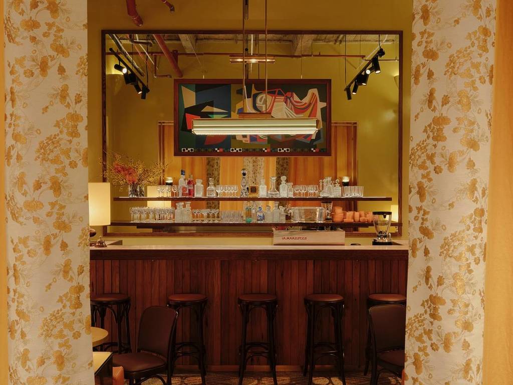 inside of Cafe Mecca