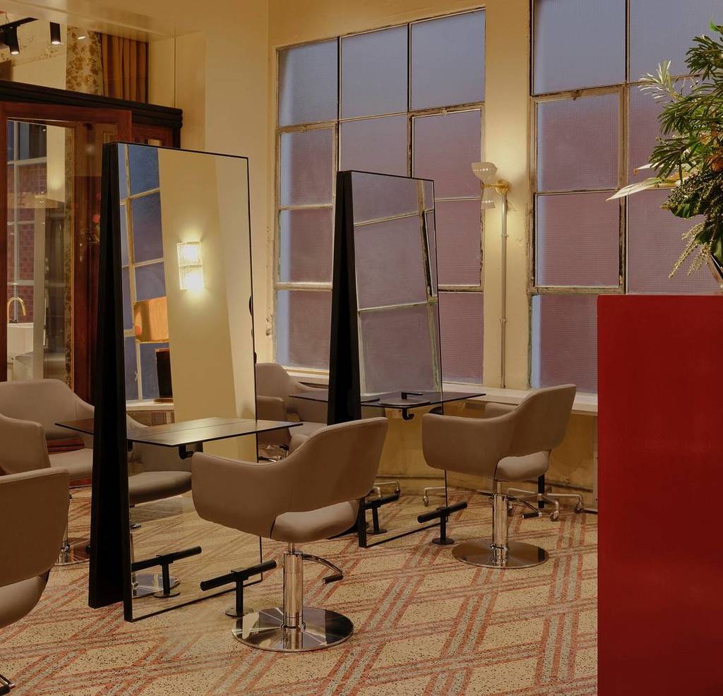 hair salon area at MECCA