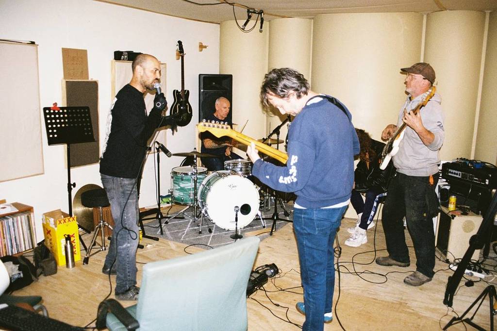 Eddy Current Suppression Ring, who will perform at Fed Square, playing in a room