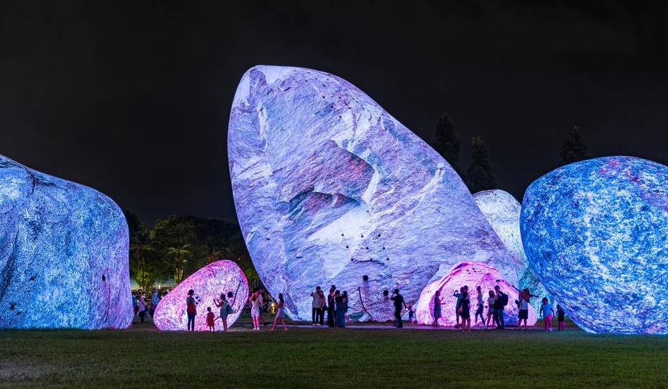 Wander Among Glowing Rock Sculptures At This Free And Interactive Art Experience In Melbourne