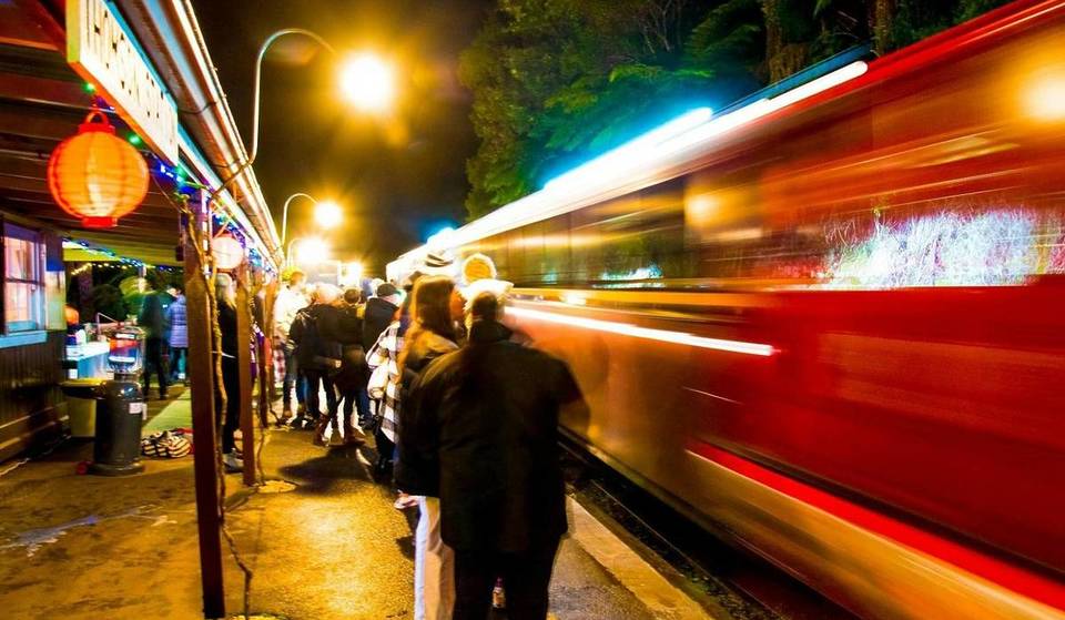 A Unique Winter Light Train Experience Will Delight Visitors In Walhalla For A Limited Time