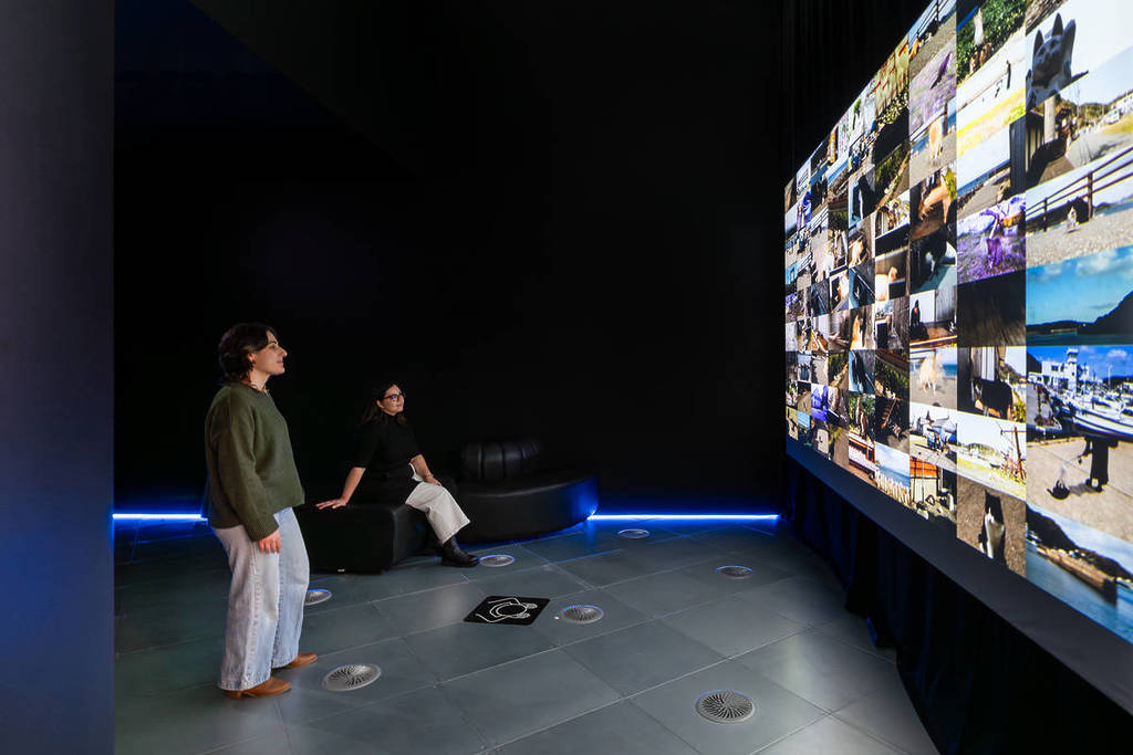 people watching Cat Videos at Science Gallery Melbourne