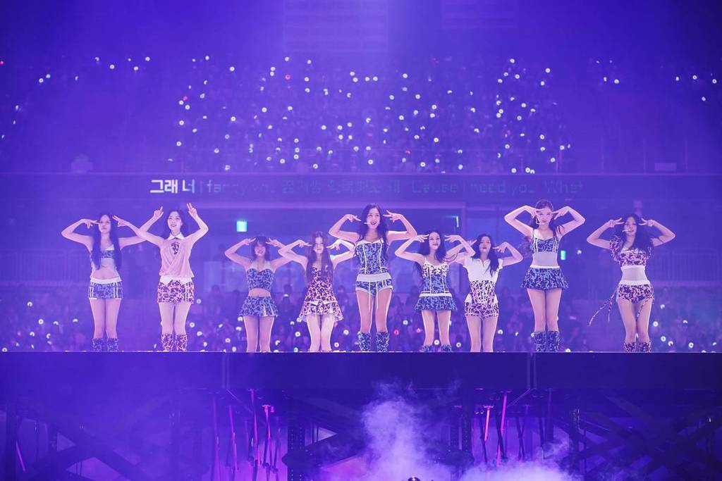 TWICE on stage