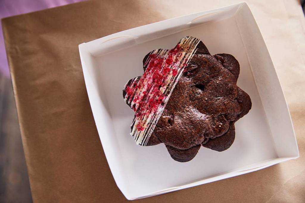 the raspberry cookie pie that won Ballarat's Best Pie for 2025