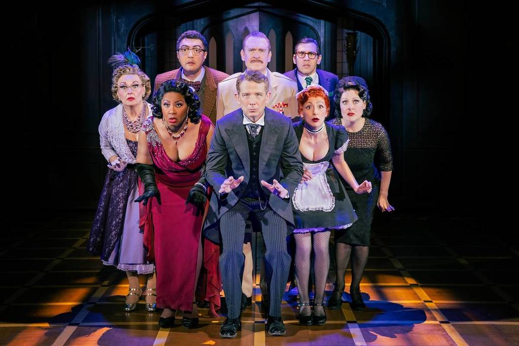 ensemble American cast of Cluedo