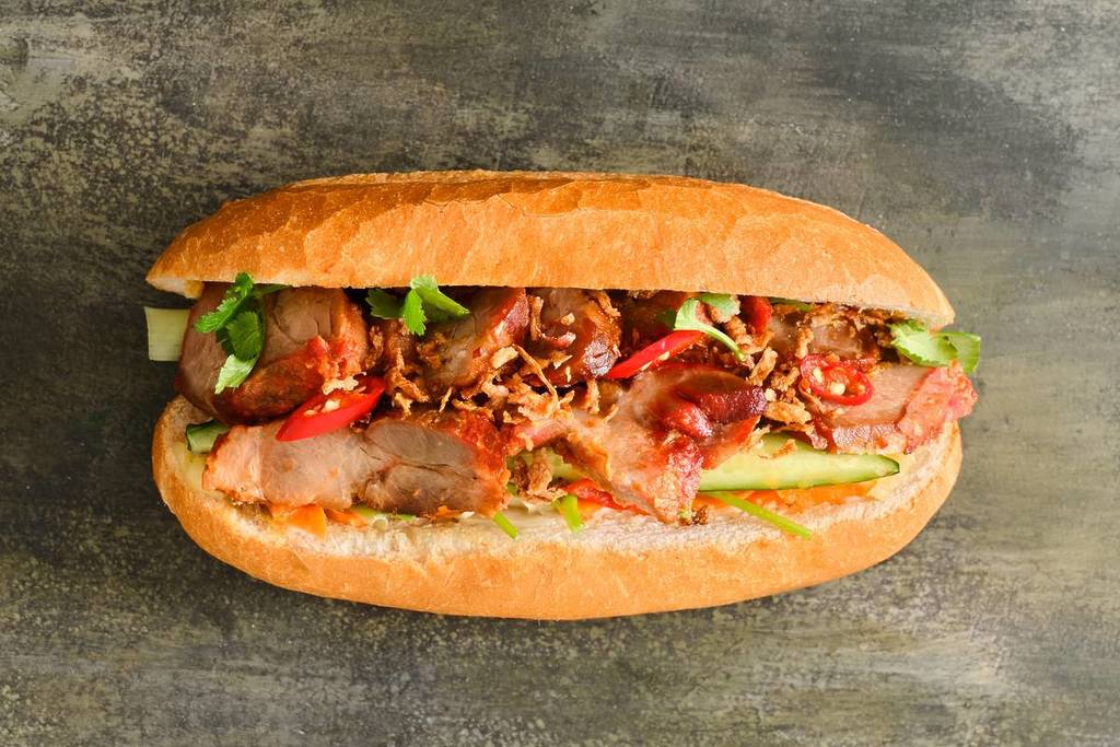 bbq pork banh mi from banh mi vietnam
