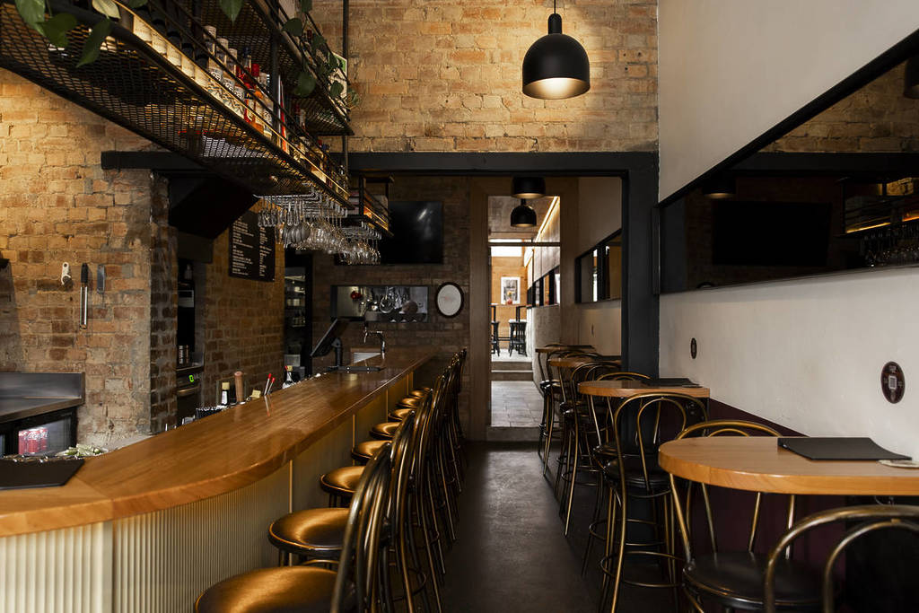 inside the bar area of Nixie Nox