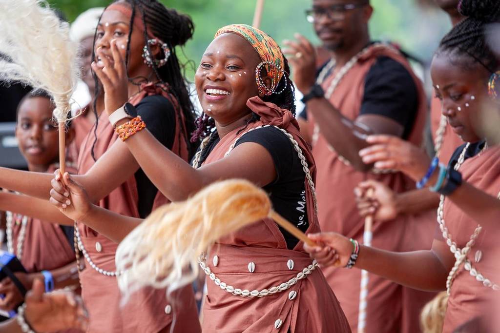 performers at the African Music and Cultural Festival