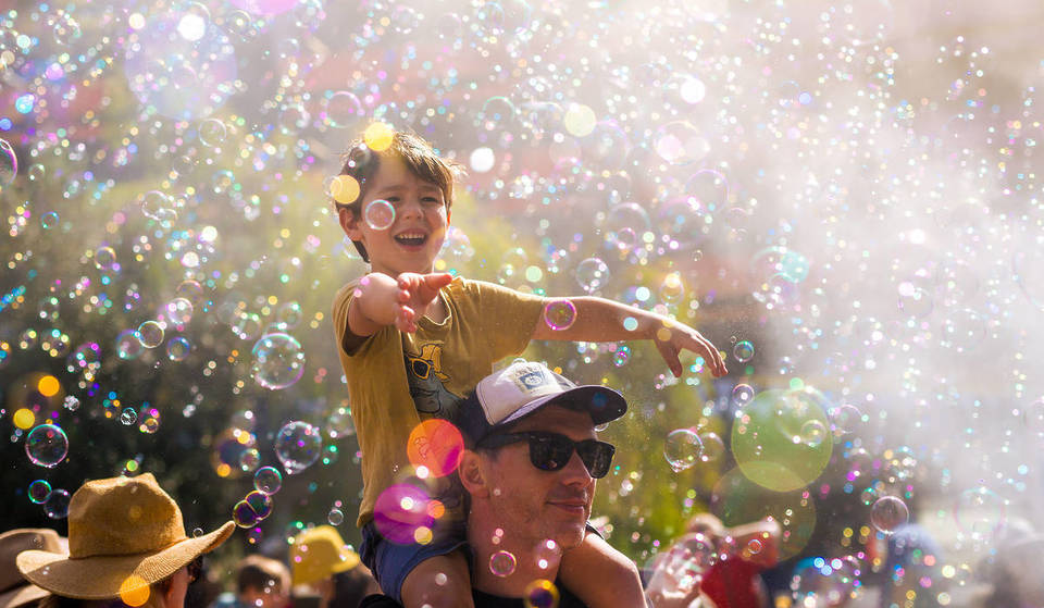 Float Over To Prahran Square For Whimsical Bubble Installations And Performances