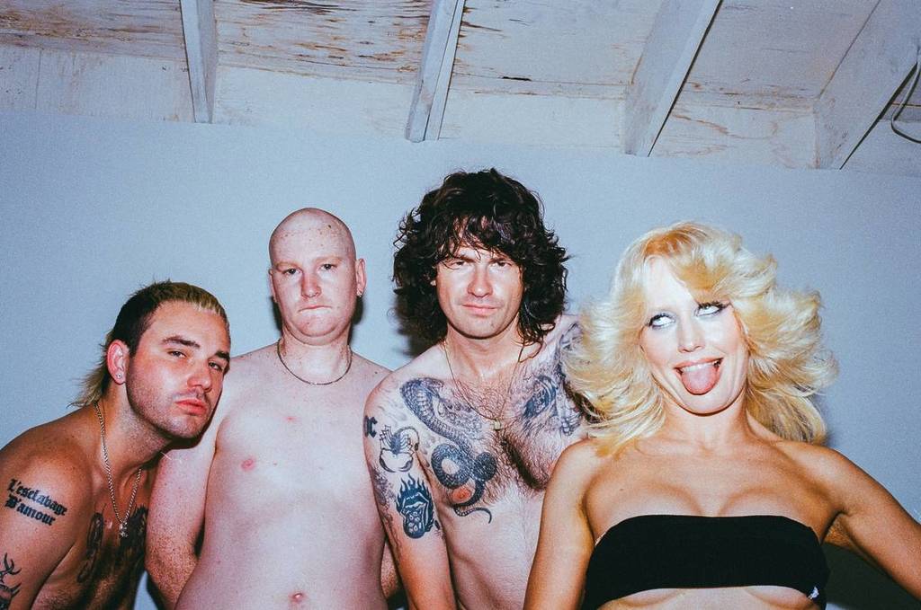 the band members of Amyl and the Sniffers