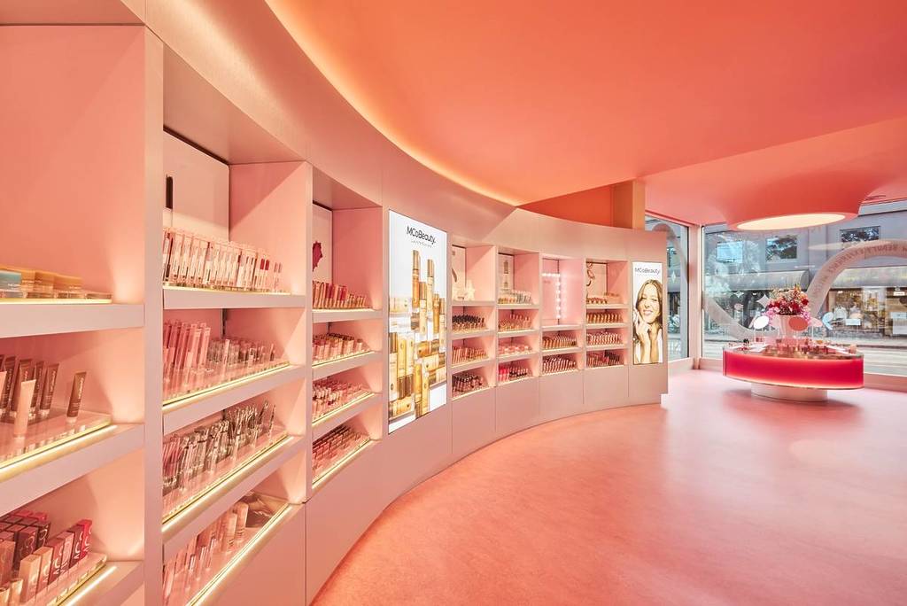 make up on shelves at Beauty_Bar