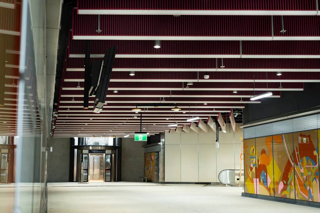 the underpass at Anzac Station
