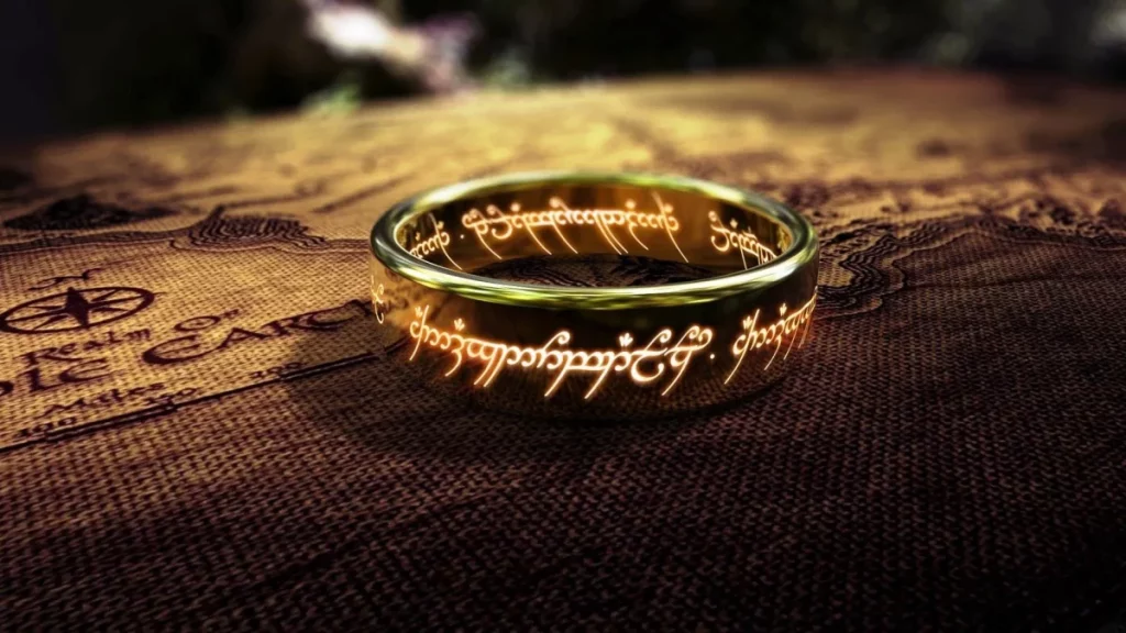 the One Ring from the Lord of the Rings