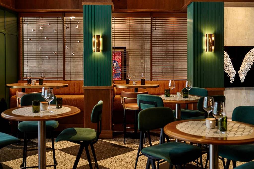 tables and chairs at Bar Yarra