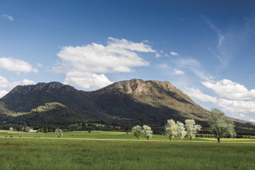 view of Cathedral Range mountains near Taggerty