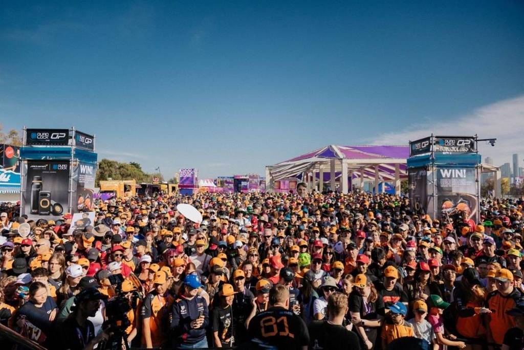 people at quad lock event