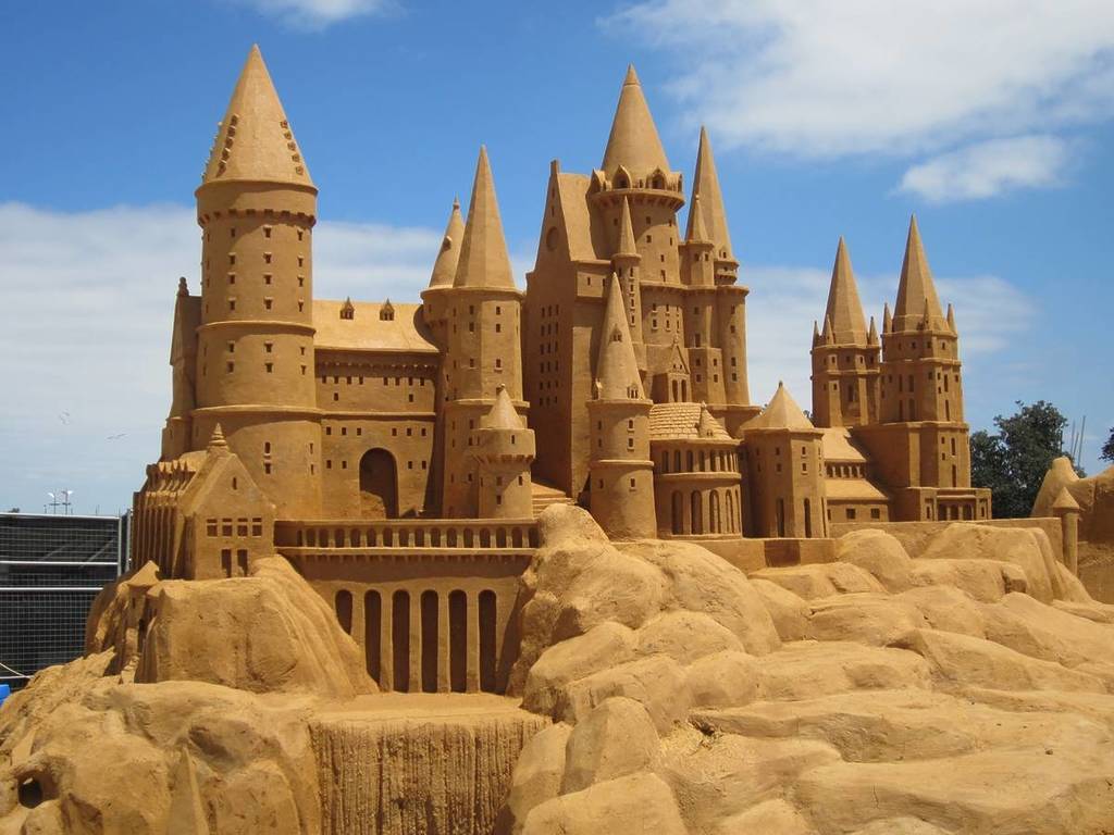 a massive sandcastle at the Australian Sand Sculpting Championships