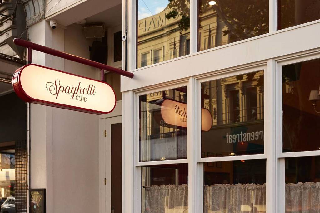 exterior of spaghetti club