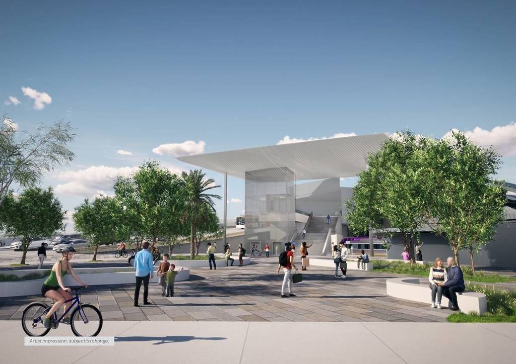 sunshine melbourne forecourt to arts plaza