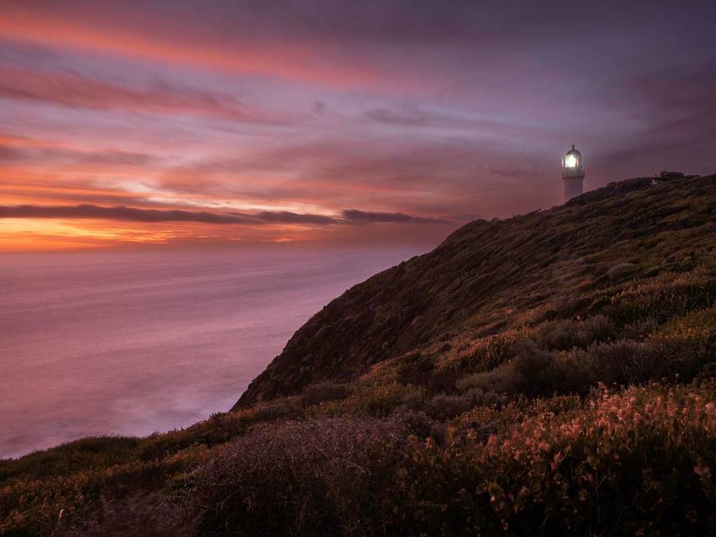 Cape Schanck Lighthouse Reserve at night