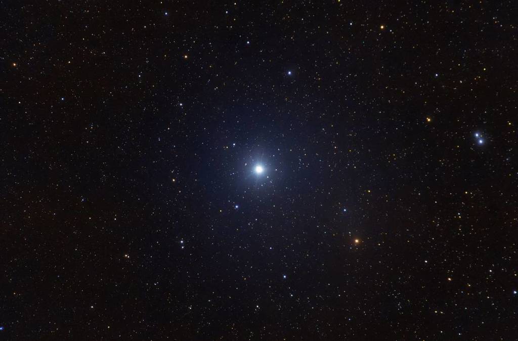 vega star in lyra as part of the lyrid meteor shower